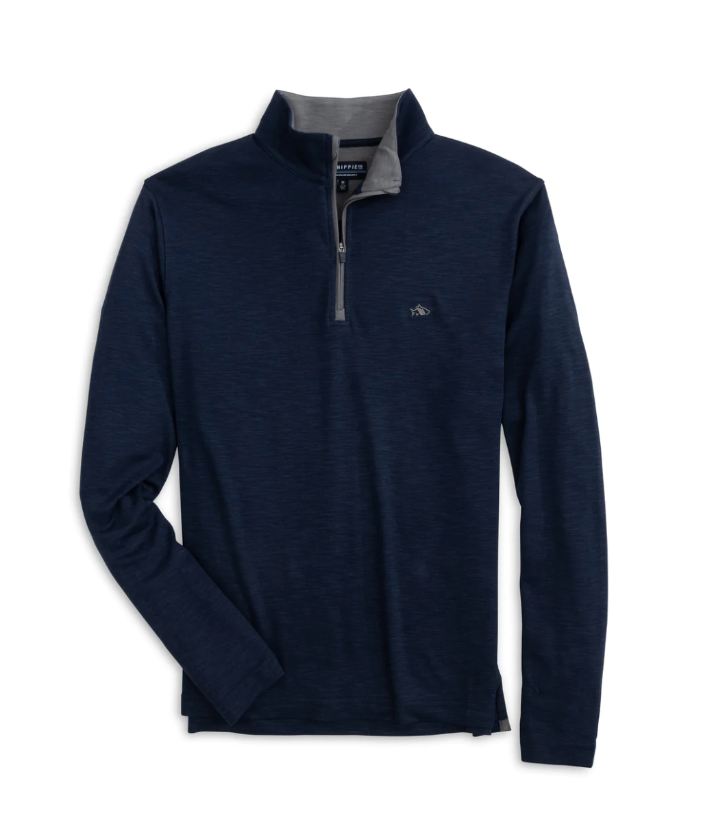 Shad Point Pullover Navy/Charcoal
