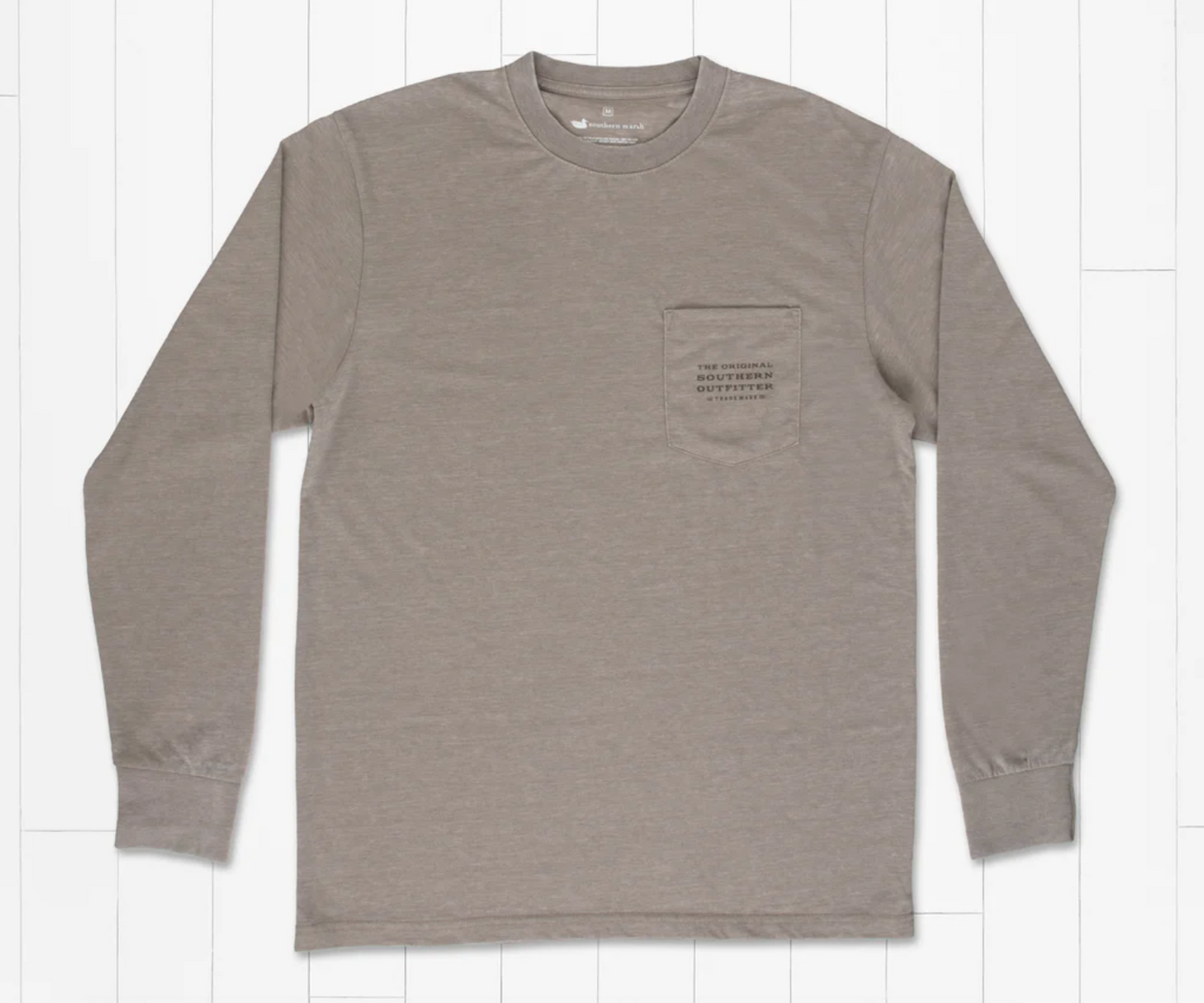 Seawash Waterfowl Feathers LS T-Shirt Burnt Taupe