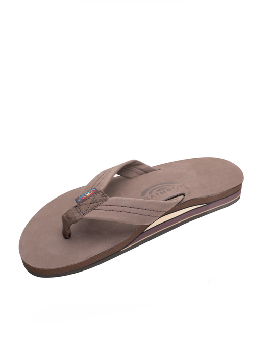 Premier Leather Double Layer Sandal Expresso