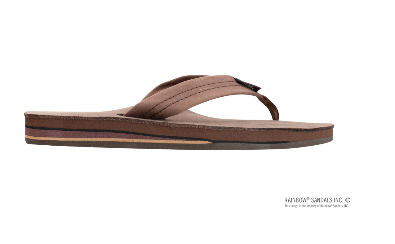 Premier Leather Double Layer Sandal Expresso