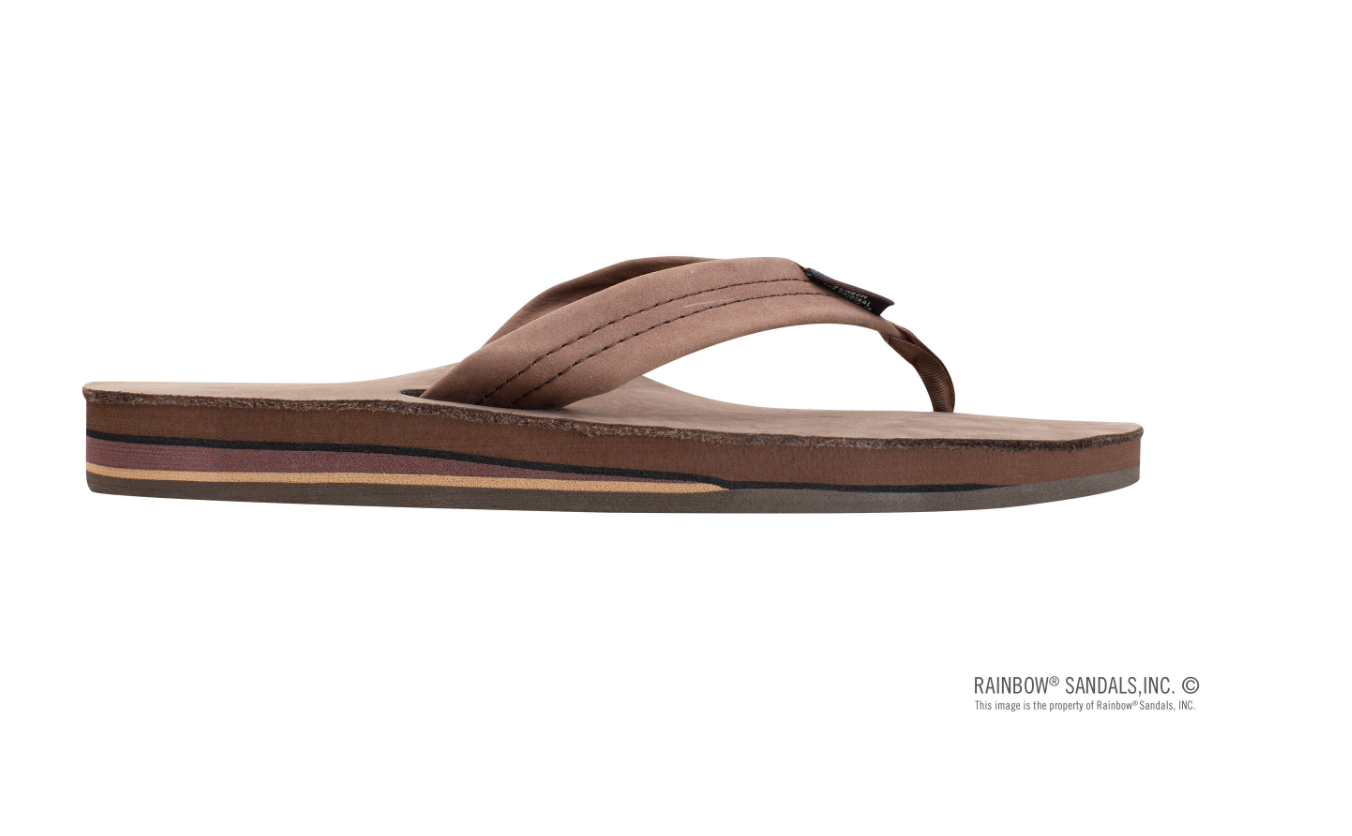 Premier Leather Double Layer Sandal Expresso - Beau Outfitters