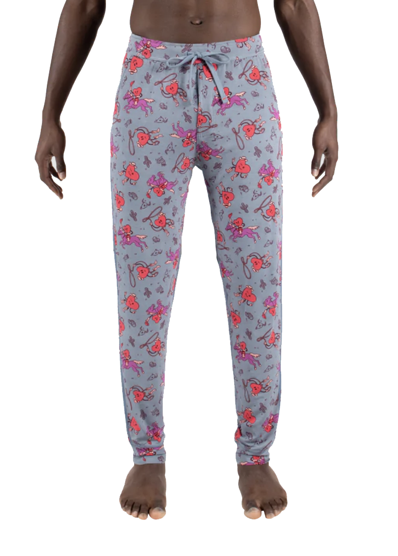 Snooze Pant I Heart Cowboys Grey - Beau Outfitters