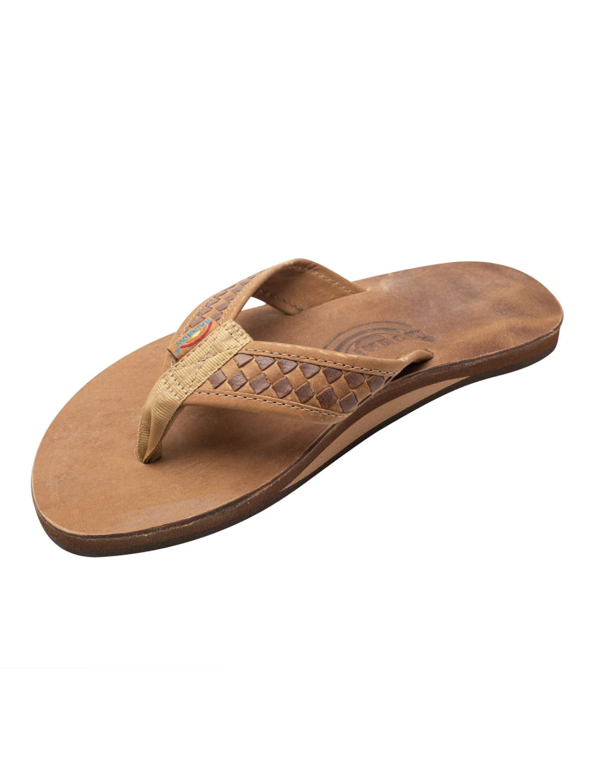 Bentley Lux Leather Sgl Layer Sandal Tan/Brown