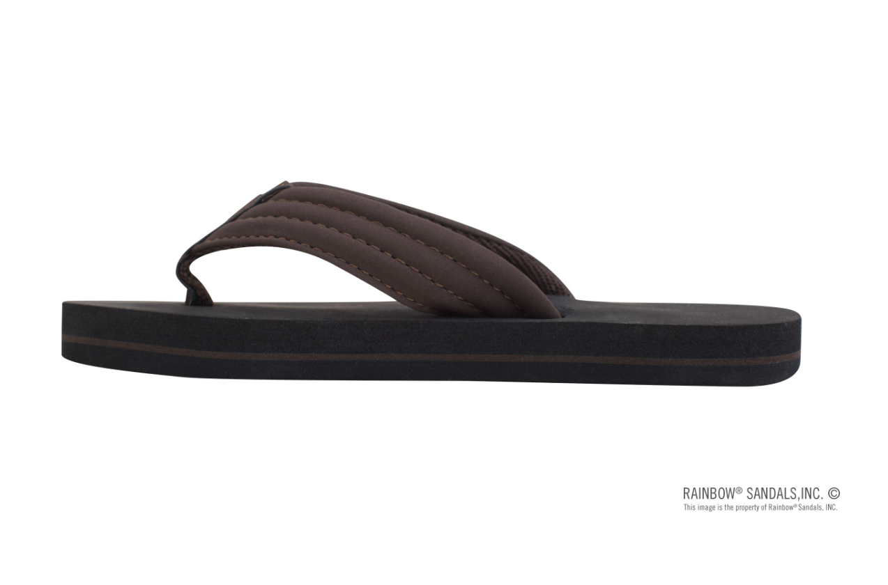 Youth Grombows Rubber Sandal Brown/Black - Beau Outfitters