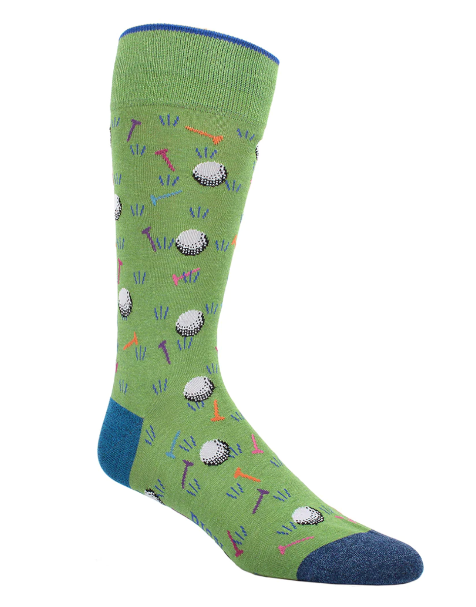 Golf Dress Socks Green - Beau Outfitters