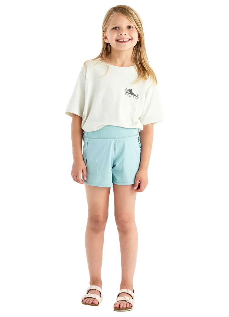 Youth Girls Bamboo Lined Breeze Short Sea Glass