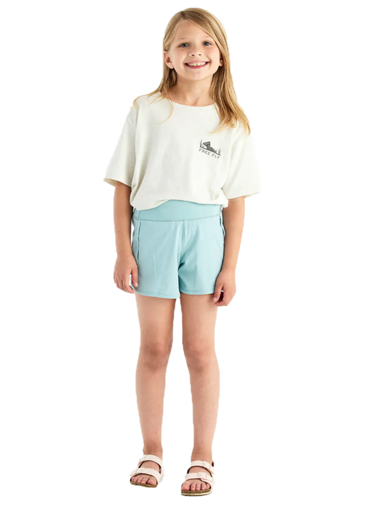 Youth Girls Bamboo Lined Breeze Short Sea Glass