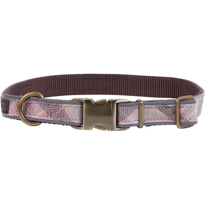 Reflective Tartan Dog Collar - Beau Outfitters