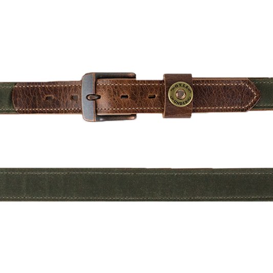 Waxed Canvas Belt (Olive)