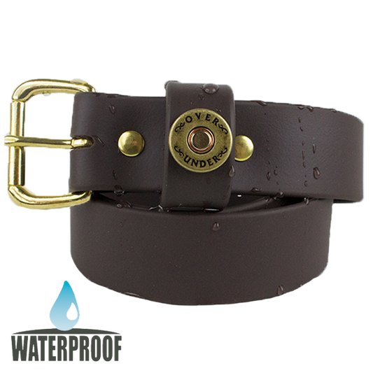 Waterproof Single Shot Belt (Brown) - Beau Outfitters