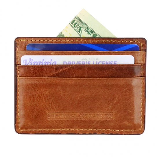 JAX Credit Card Wallet Navy - Beau Outfitters