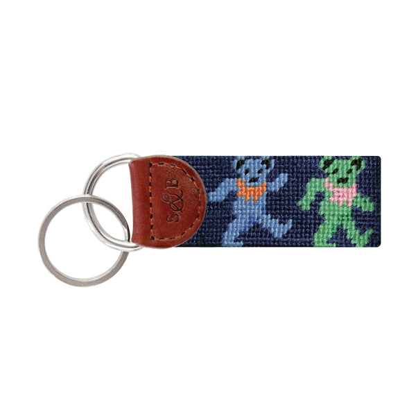 Dancing Bears (Navy) Key Fob - Beau Outfitters