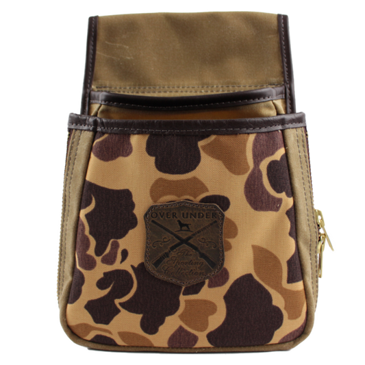 Old School Camo Shell Pouch - Large